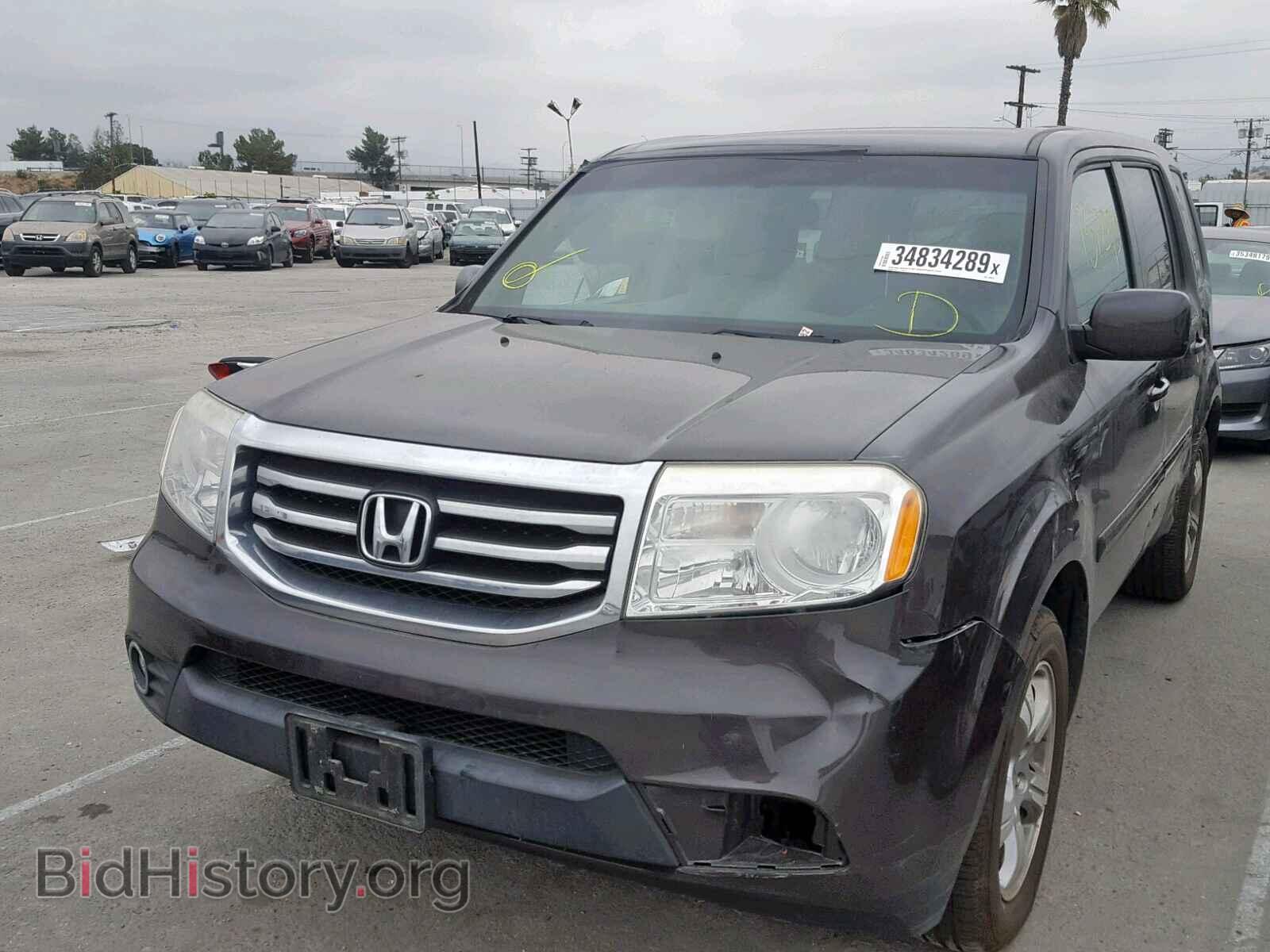 2013 HONDA PILOT EX - VIN: 5FNYF3H43DB006876 - Фото 2