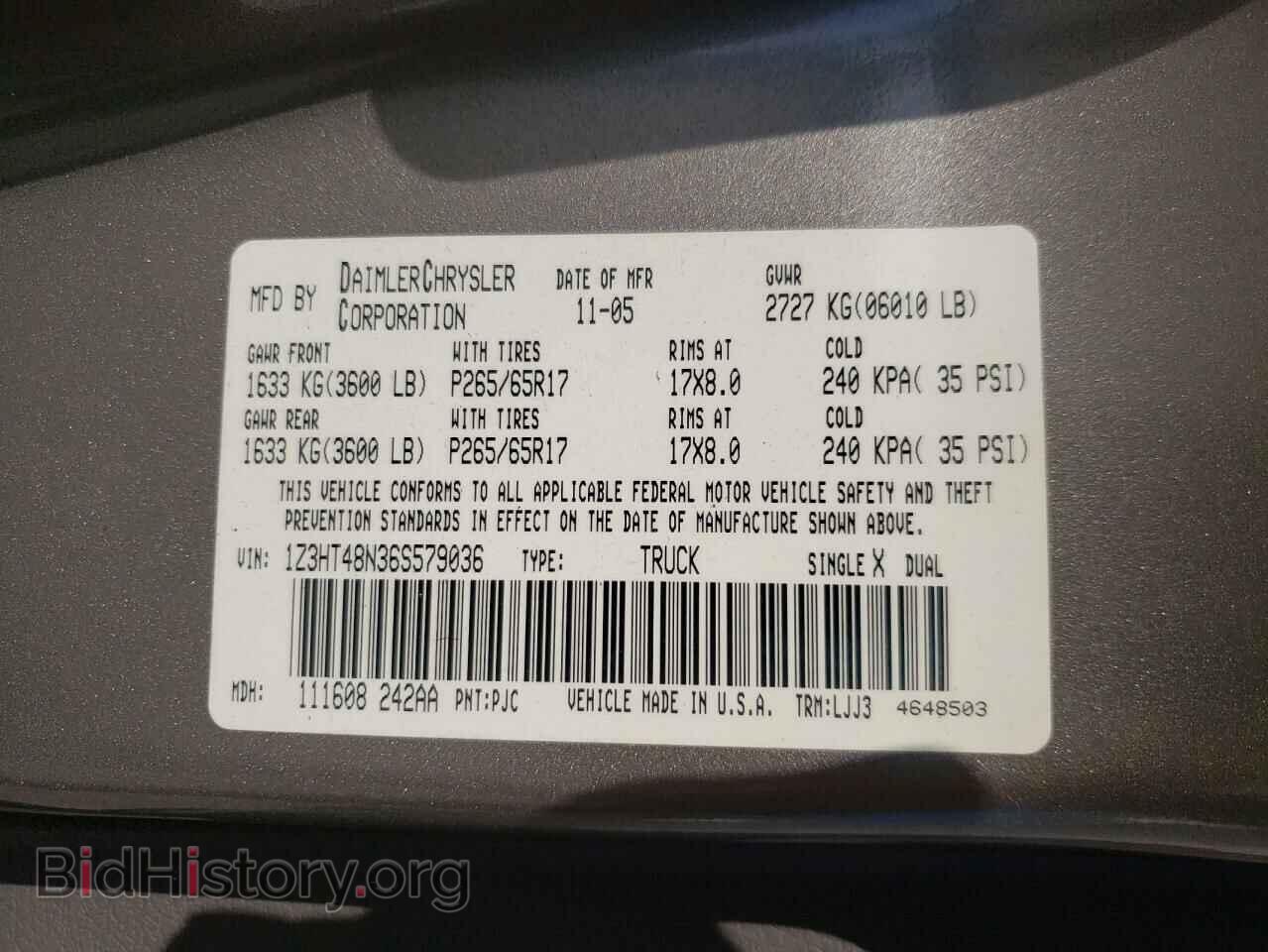 2006 MITSUBISHI RAIDER - VIN: 1Z3HT48N36S579036 - Фото 10