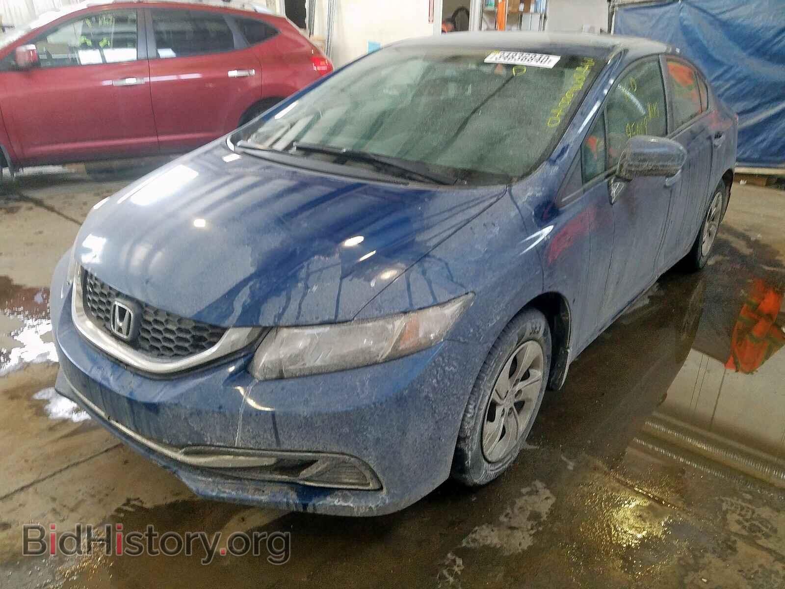2014 HONDA CIVIC - VIN: 2HGFB2F47EH018591 - Фото 2