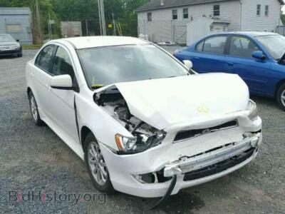 2011 Mitsubishi LANCER LANCER ES/, white — VIN JA32U2FU6BU009721, Copart