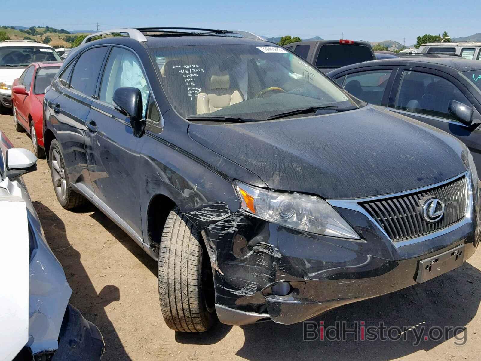 Photo 2T2BK1BA0CC144278 - LEXUS RX 350 2012