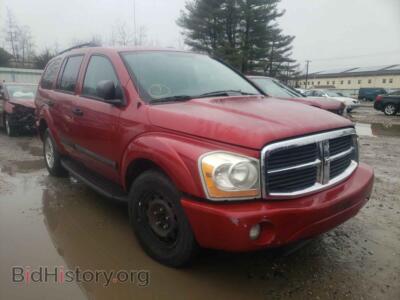 2006 Dodge DURANGO Durango SL, красный — VIN 1D4HB48286F126173, Copart