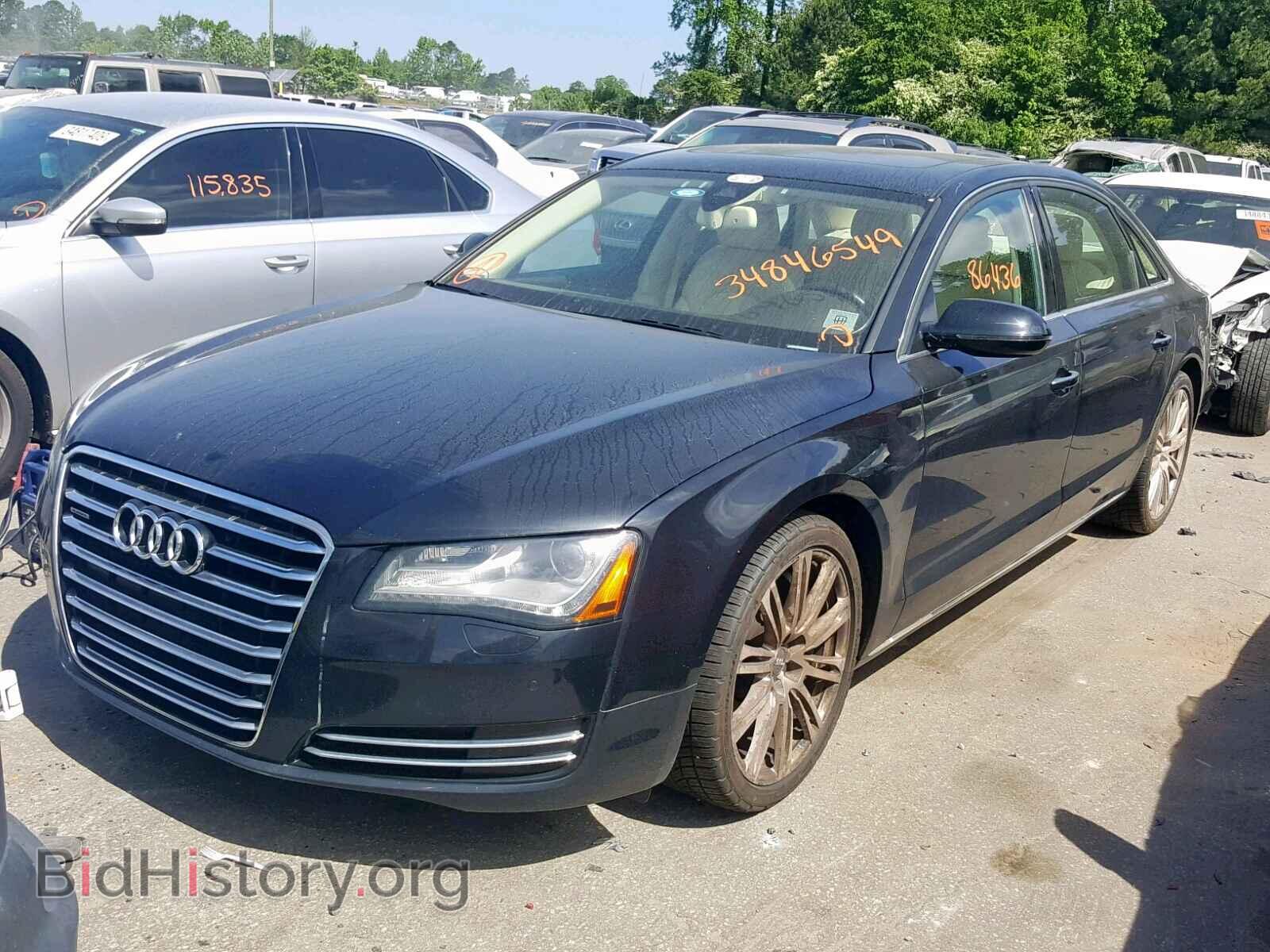 2012 AUDI A8 - VIN: WAURVAFD7CN001210 - Фото 2