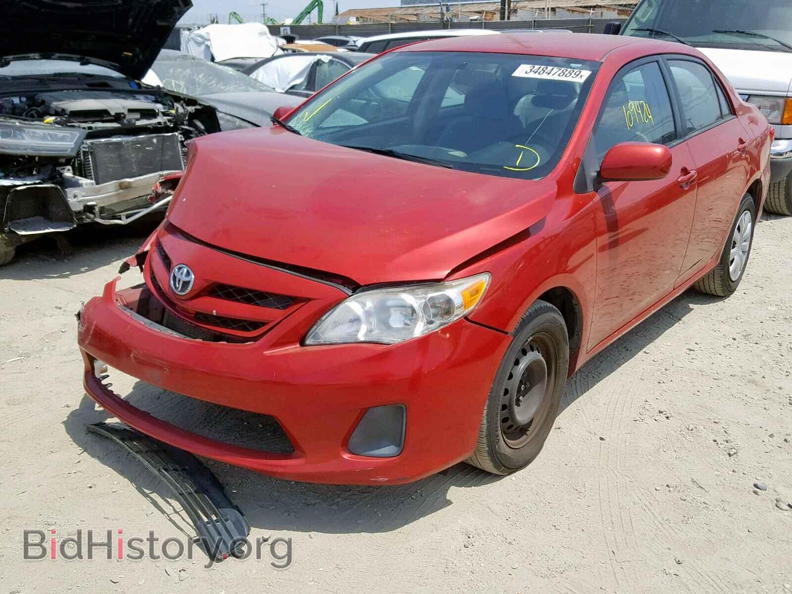 2011 TOYOTA COROLLA BA - VIN: 2T1BU4EE2BC569157 - Фото 2