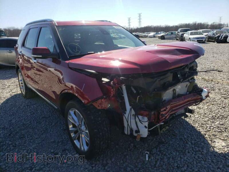 2019 Ford EXPLORER Explorer L (VIN 1FM5K7F89KGB01288) — photo 1 of 10, Copart, damage: front end