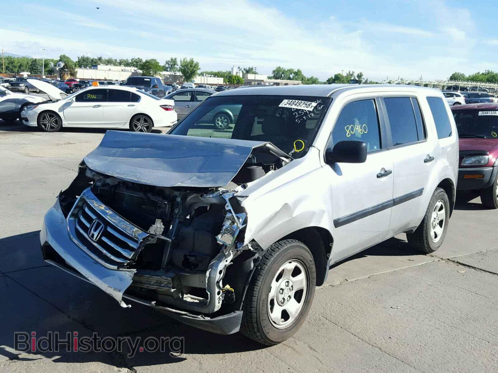 2012 HONDA PILOT - VIN: 5FNYF4H24CB005822 - Фото 2