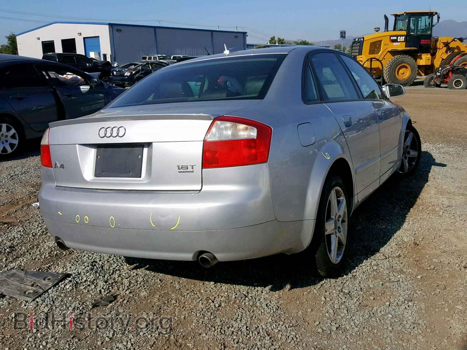 2005 AUDI A4 - VIN: WAULC68E25A122168 - Фото 4