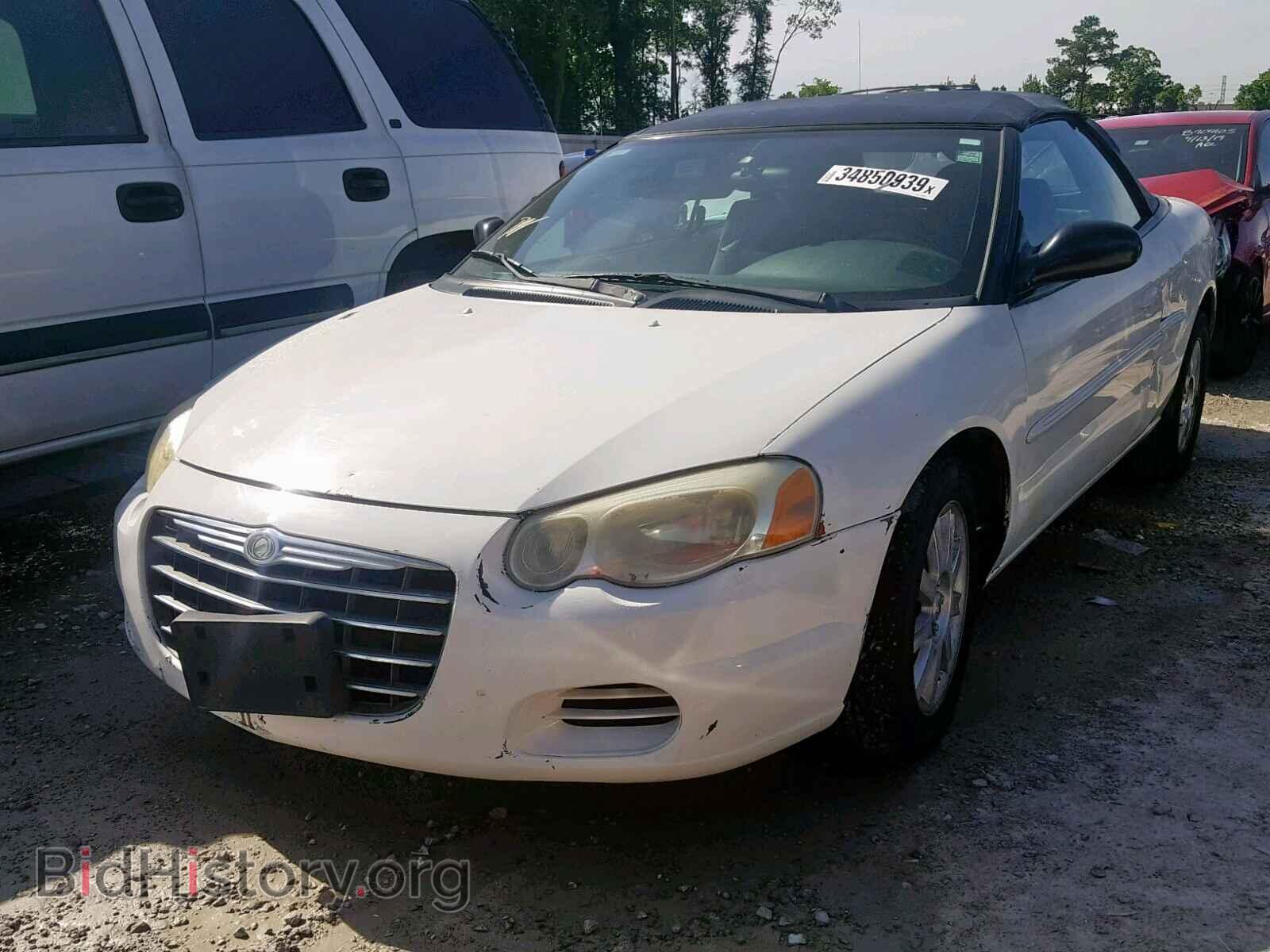 2004 CHRYSLER SEBRING - VIN: 1C3EL75R64N321096 - Фото 2