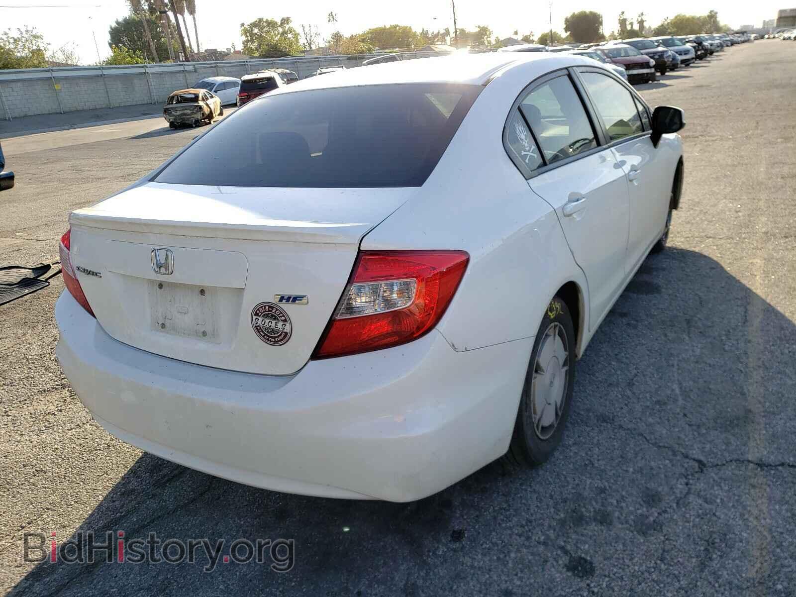 2012 HONDA CIVIC - VIN: 2HGFB2F6XCH527279 - Фото 4