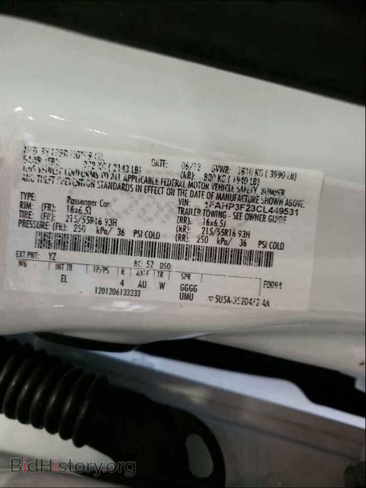 2012 FORD FOCUS - VIN: 1FAHP3F23CL449531 - Фото 10