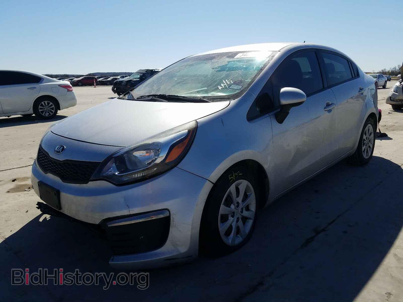 2016 KIA RIO - VIN: KNADM4A35G6607599 - Фото 2