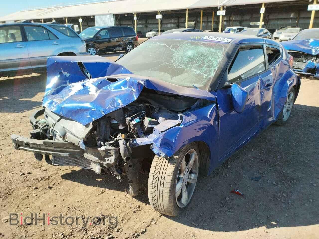 2012 HYUNDAI VELOSTER - VIN: KMHTC6AD7CU073920 - Фото 2