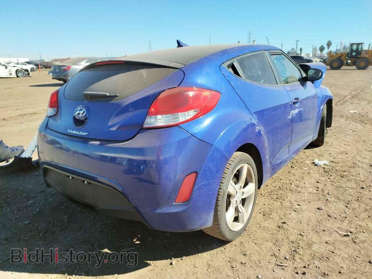 2012 HYUNDAI VELOSTER - VIN: KMHTC6AD7CU073920 - Фото 4