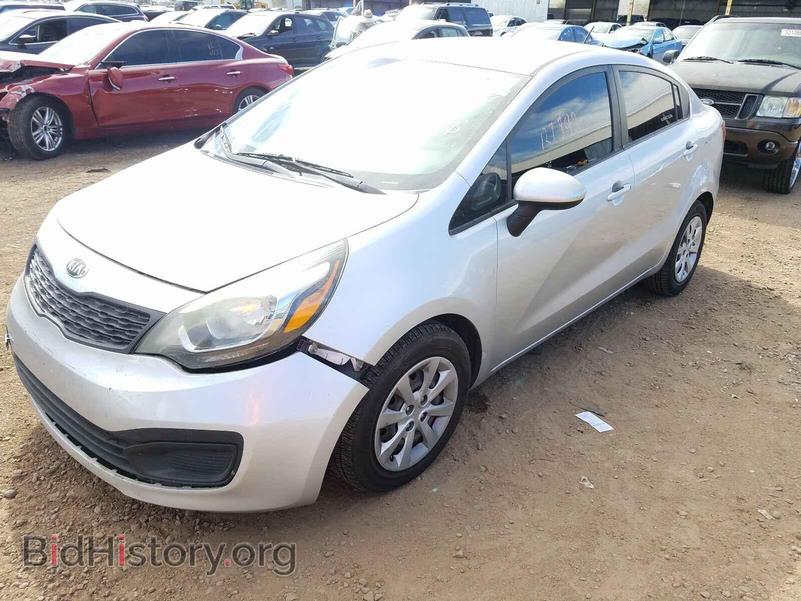 2013 KIA RIO - VIN: KNADM4A36D6211564 - Фото 2