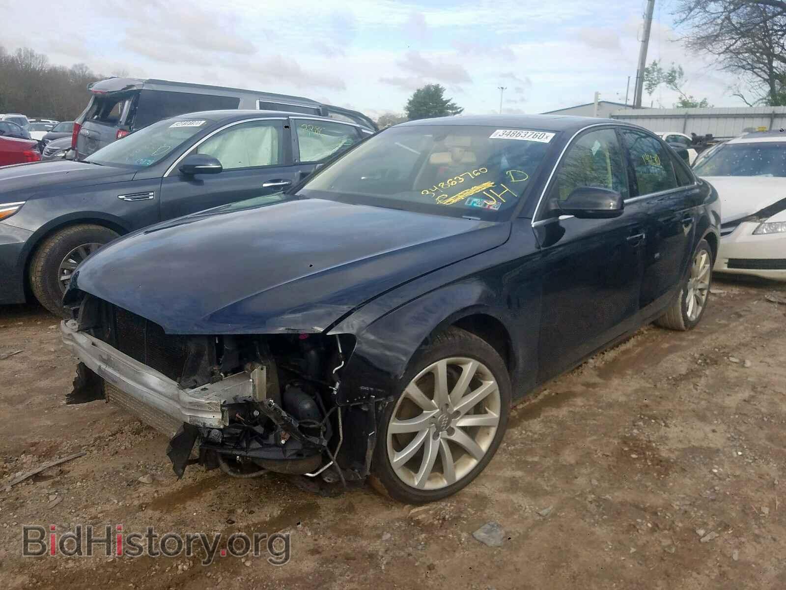 2013 AUDI A4 - VIN: WAUFFAFL3DN025707 - Фото 2