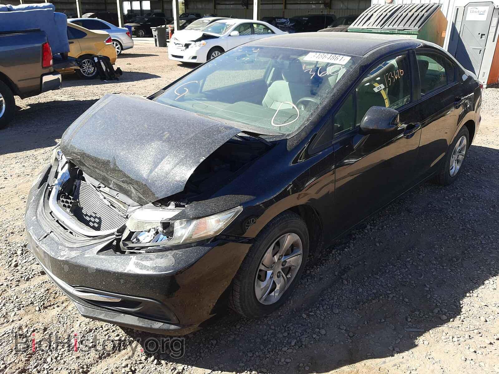 2013 HONDA CIVIC - VIN: 19XFB2F57DE208330 - Фото 2