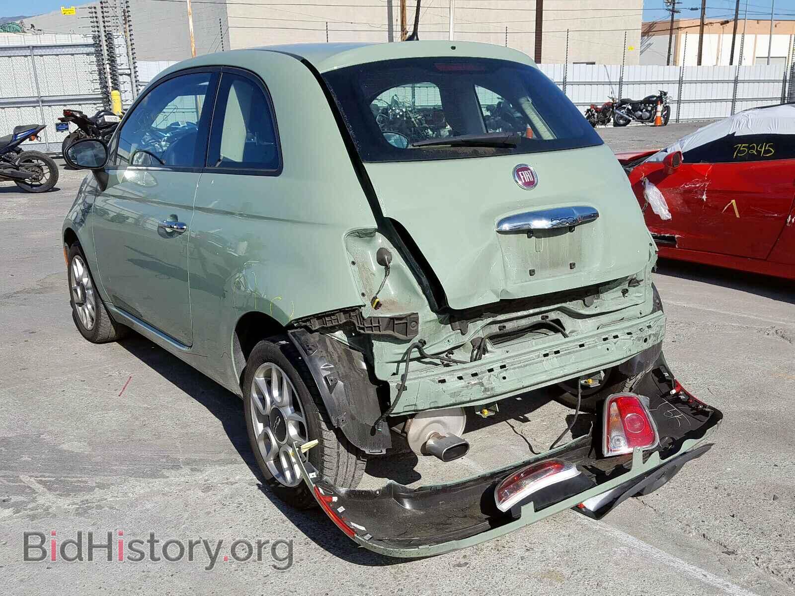 2015 FIAT 500 - VIN: 3C3CFFAR0FT568907 - Фото 3
