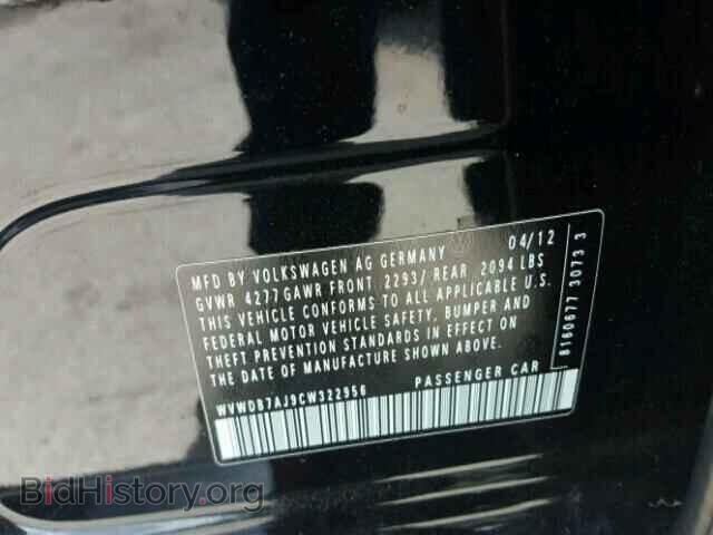 2012 VOLKSWAGEN GOLF - VIN: WVWDB7AJ9CW322956 - Фото 10