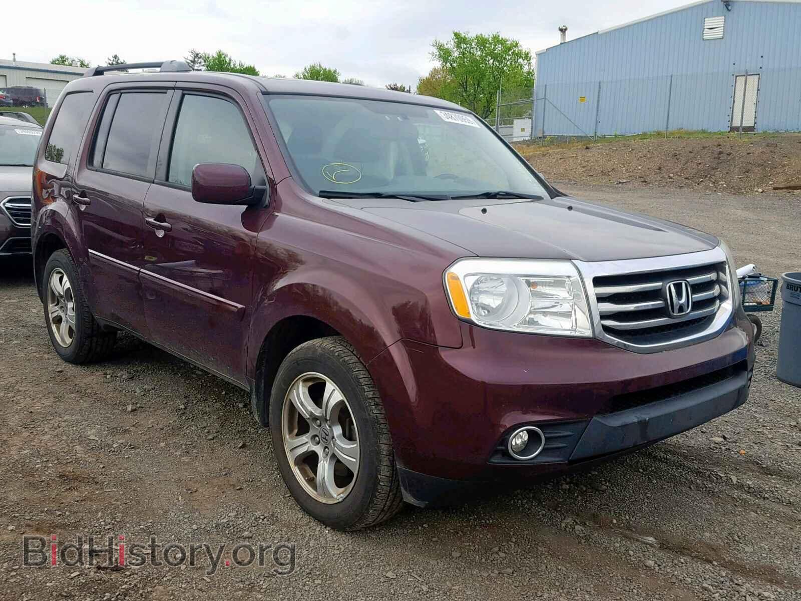 Фотография 5FNYF4H60DB033458 - HONDA PILOT EXL 2013