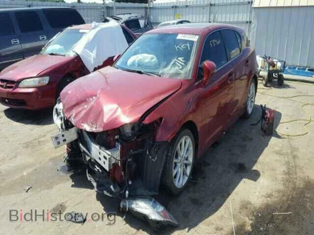 2012 LEXUS CT 200 - VIN: JTHKD5BH0C2111913 - Фото 2
