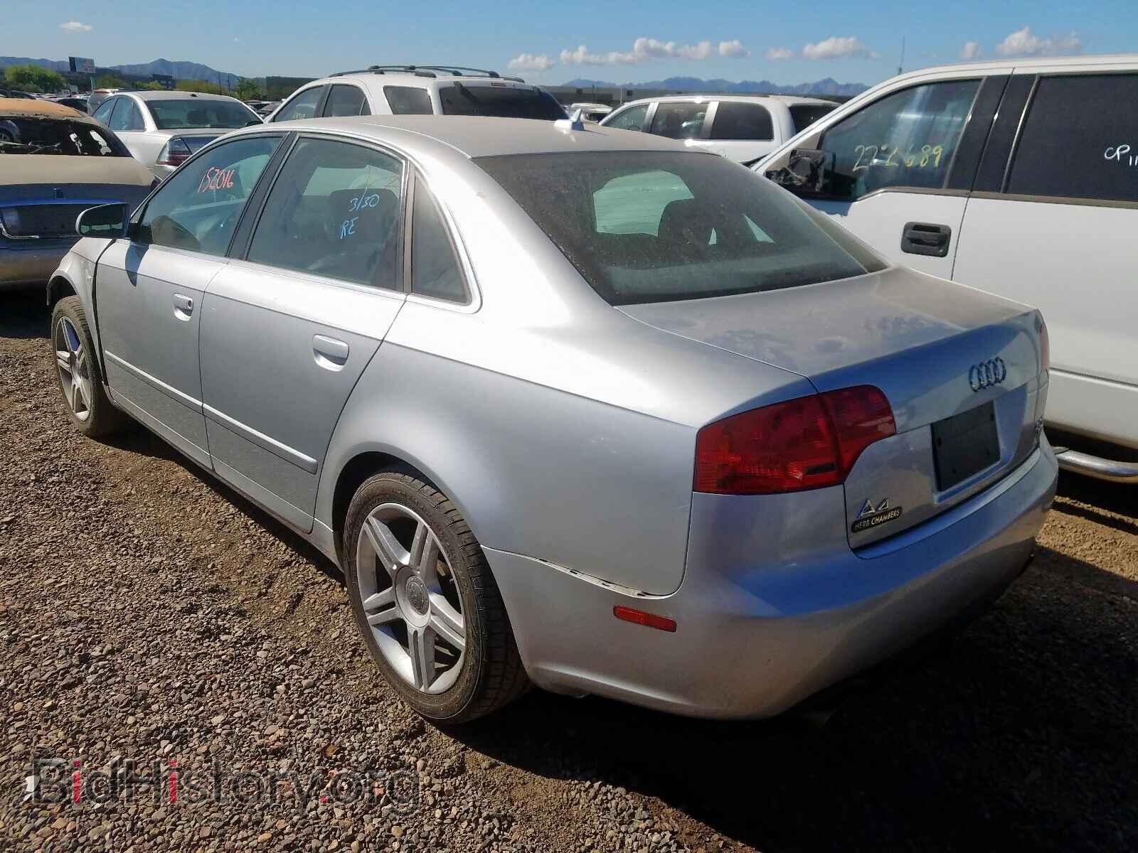 2007 AUDI A4 - VIN: WAUDF78E07A216795 - Фото 3