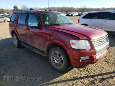 2010 Ford EXPLORER Explorer L, темно-бордовый — VIN 1FMEU7FE7AUB03640, Copart