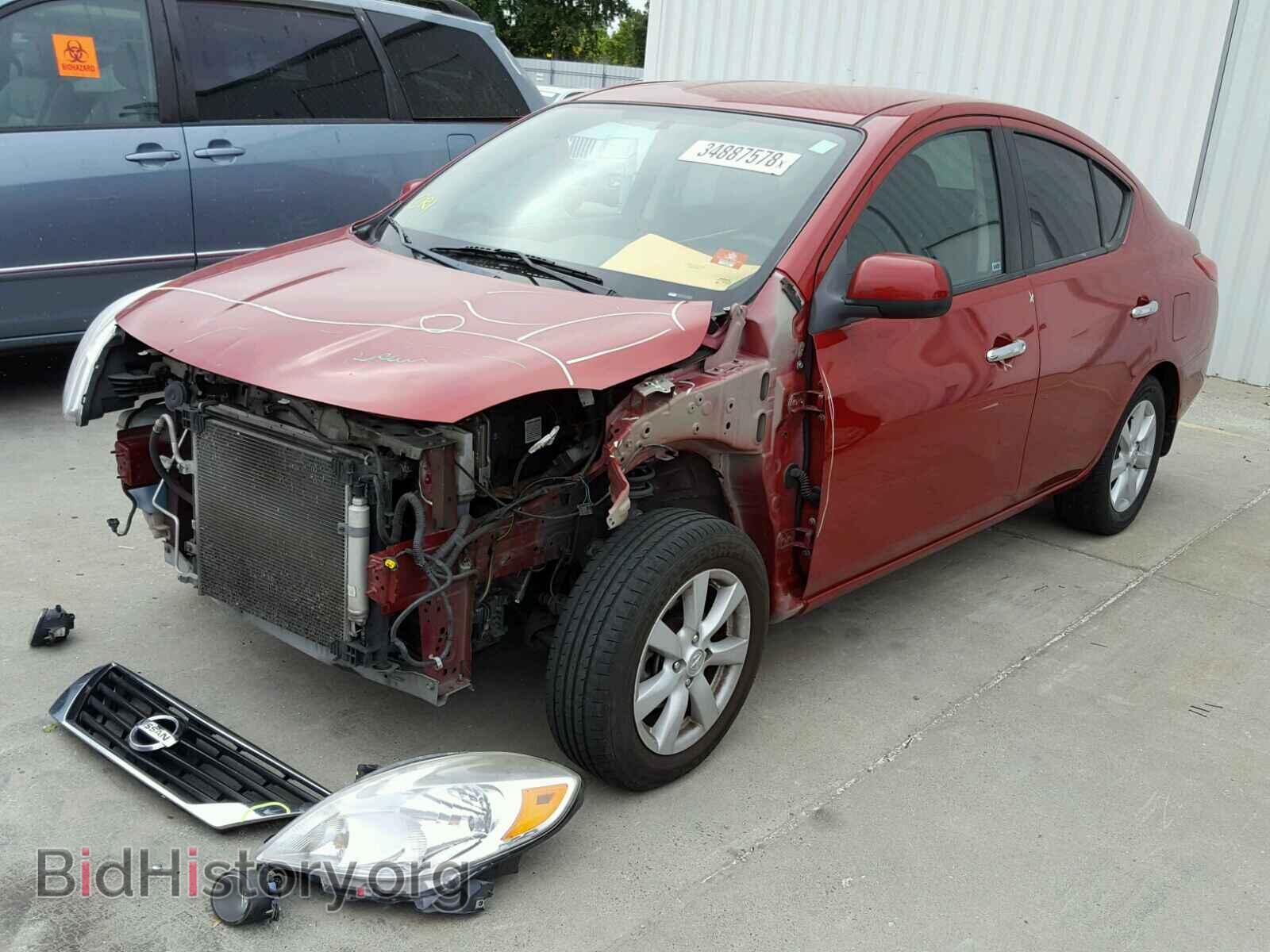 2012 NISSAN VERSA - VIN: 3N1CN7AP7CL846588 - Фото 2