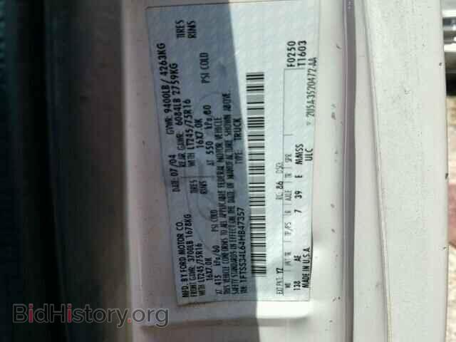 2004 FORD ECONOLINE - VIN: 1FTSS34L64HB47357 - Photo 10