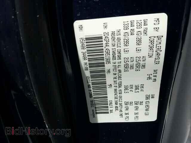 2005 DODGE CARAVAN - VIN: 2D4GP44L45R515685 - Фото 10