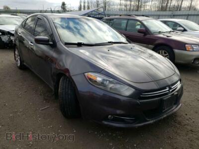 2014 Dodge DART Dart Limit, gray — VIN 1C3CDFCBXED797444, Copart