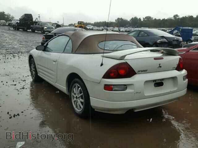 2002 MITSUBISHI ECLIPSE - VIN: 4A3AE45G72E069600 - Фото 3