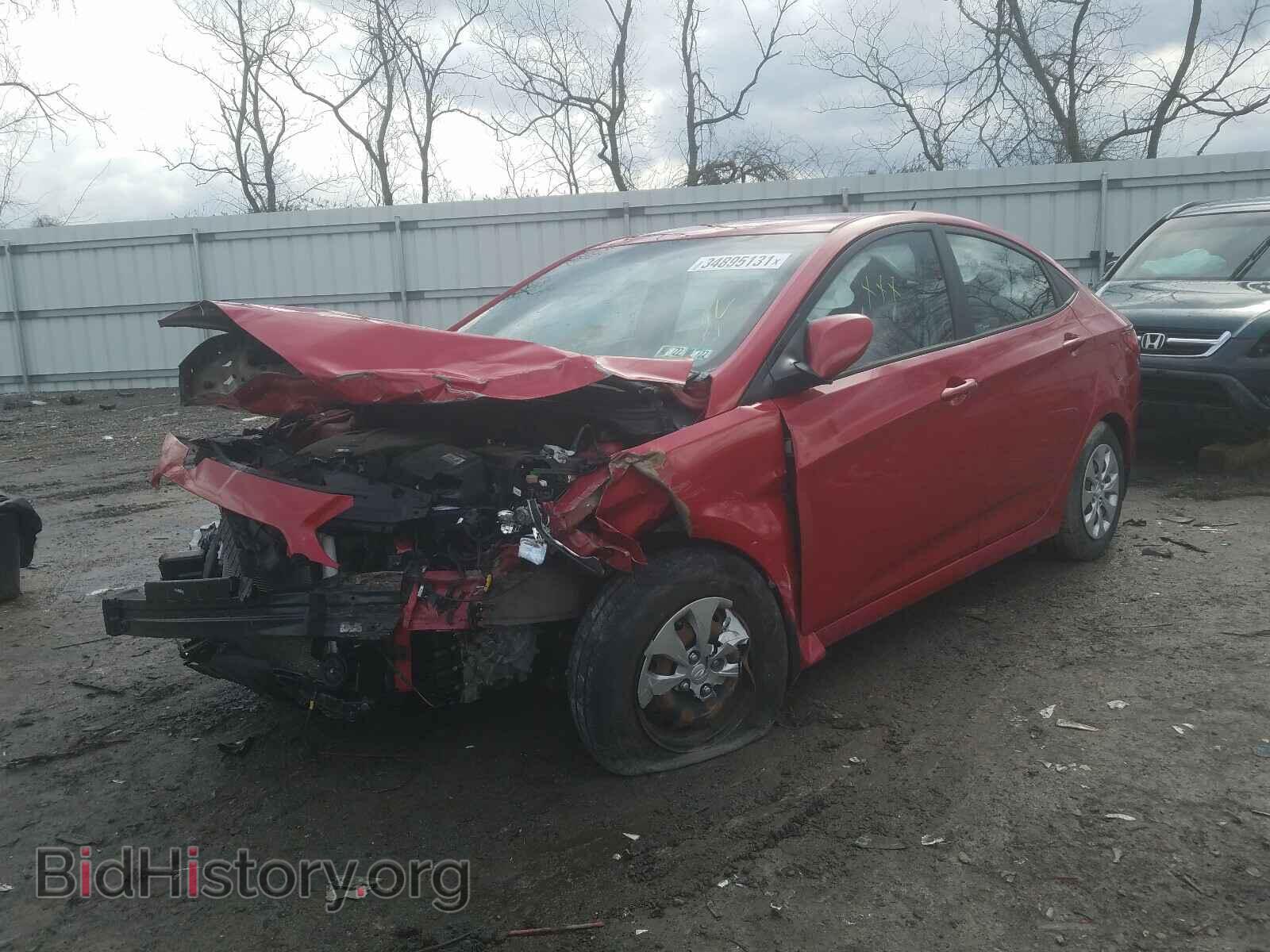 2016 HYUNDAI ACCENT - VIN: KMHCT4AE4GU027268 - Фото 2