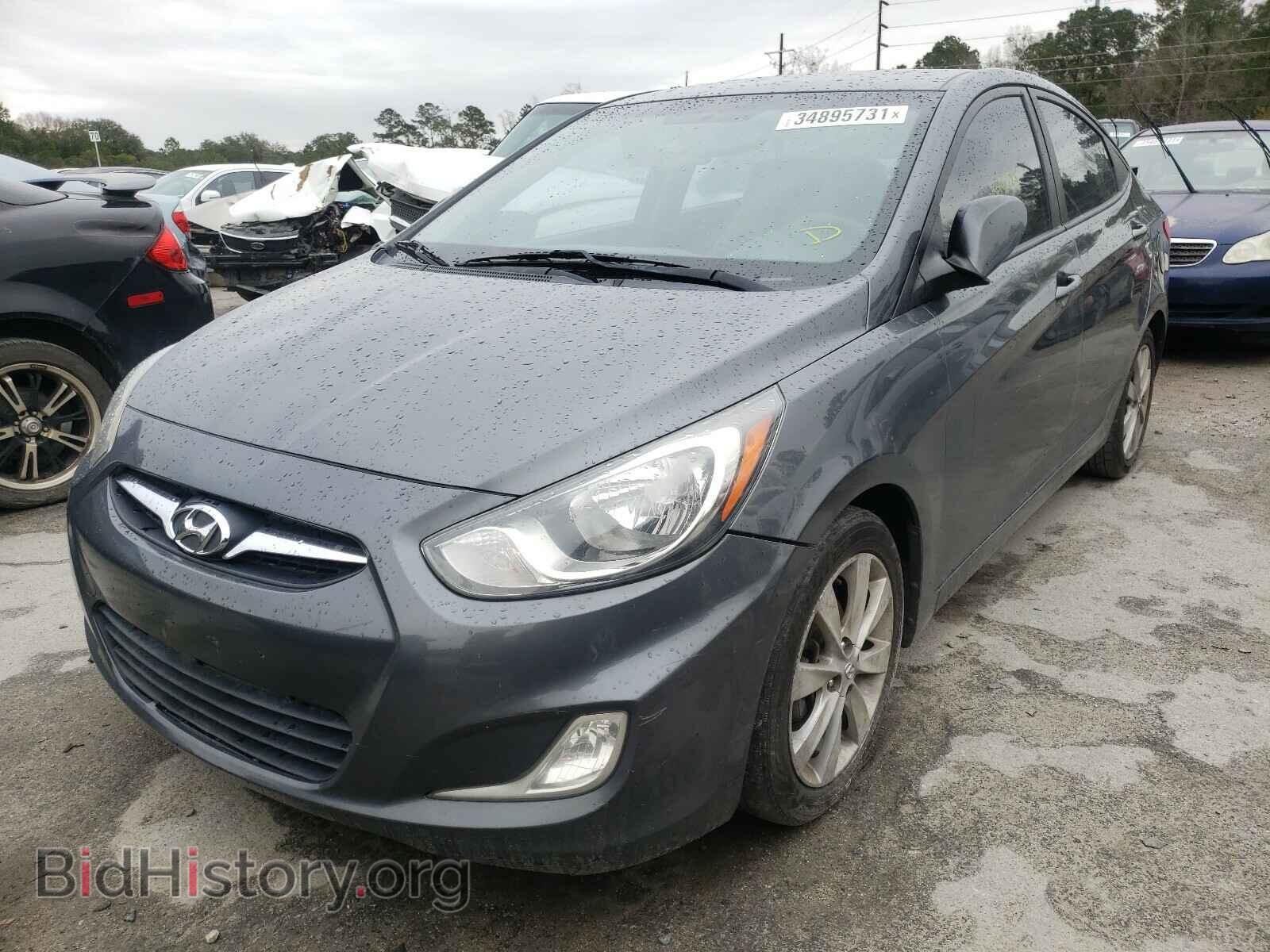 2012 HYUNDAI ACCENT - VIN: KMHCU4AE2CU194221 - Фото 2