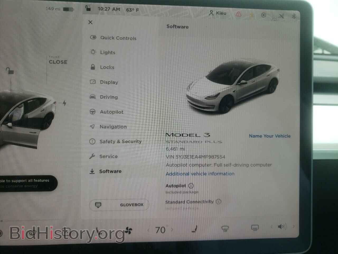2021 TESLA MODEL 3 - VIN: 5YJ3E1EA4MF987554 - Photo 8