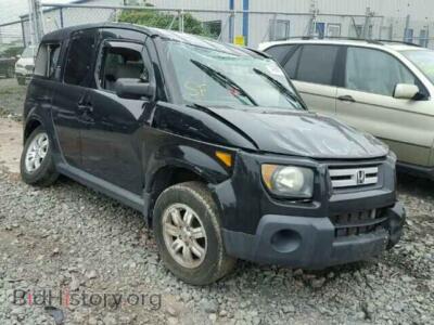 2007 Honda ELEMENT Element EX, черный — VIN 5J6YH28797L006813, Copart