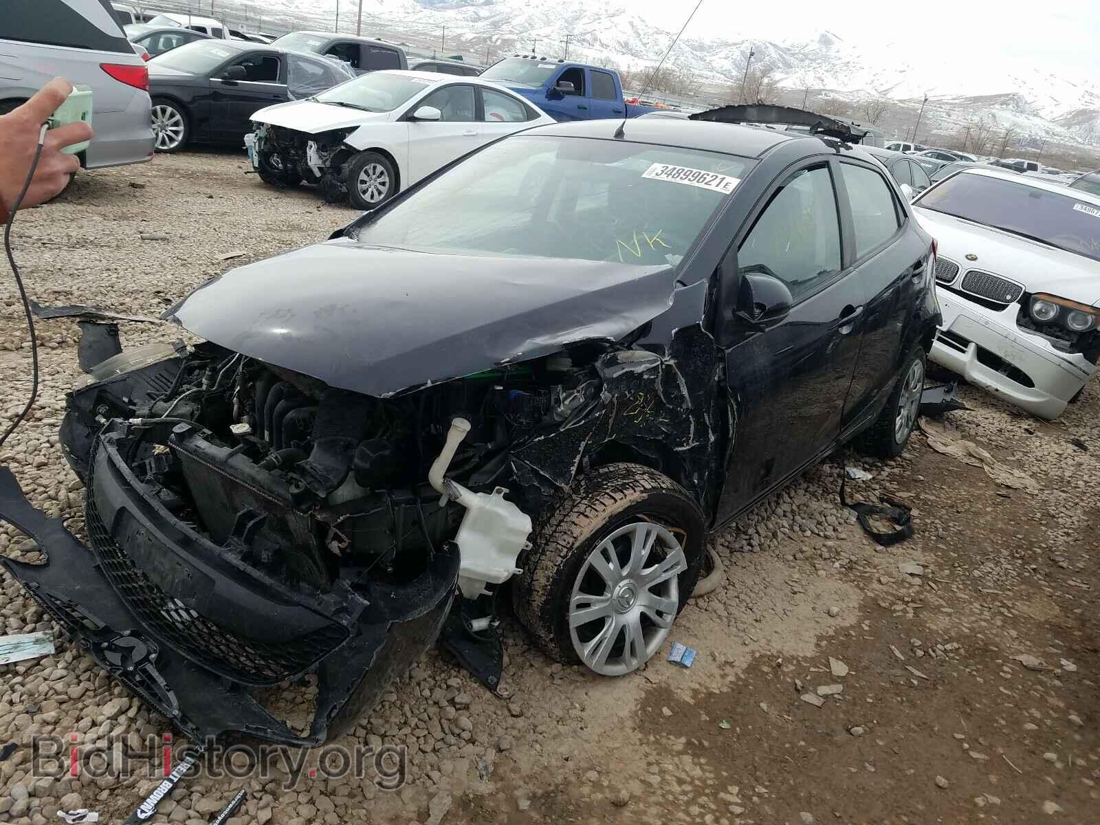 2014 MAZDA 2 - VIN: JM1DE1KY1E0179717 - Фото 2