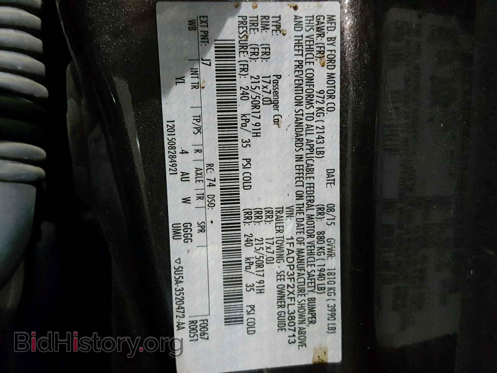 2015 FORD FOCUS SE - VIN: 1FADP3F2XFL380713 - Фото 10