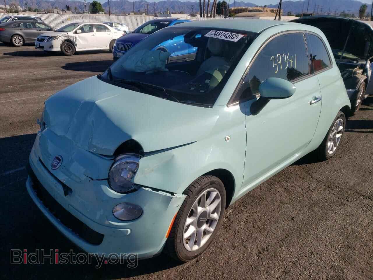 2016 FIAT 500 - VIN: 3C3CFFKR3GT145092 - Фото 2