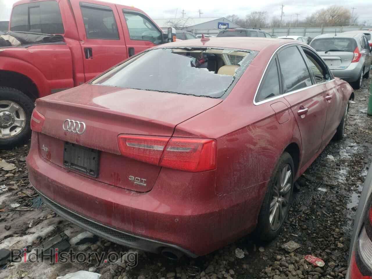 2012 AUDI A6 - VIN: WAUHGAFC8CN066841 - Фото 4