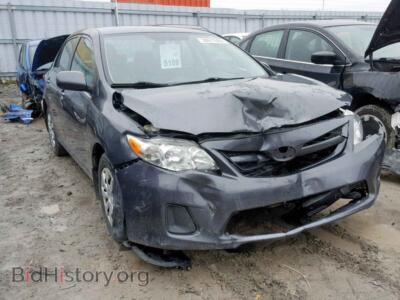 2012 Toyota COROLLA BA, серый — VIN 2T1BU4EEXCC843349, Copart