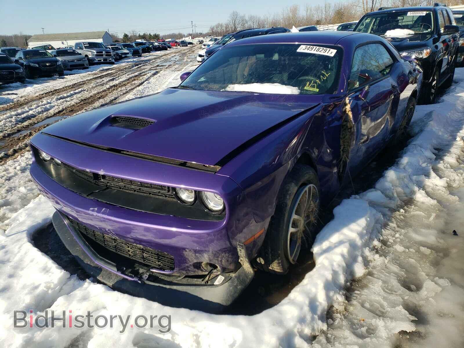2019 DODGE CHALLENGER - VIN: 2C3CDZKG3KH543586 - Фото 2