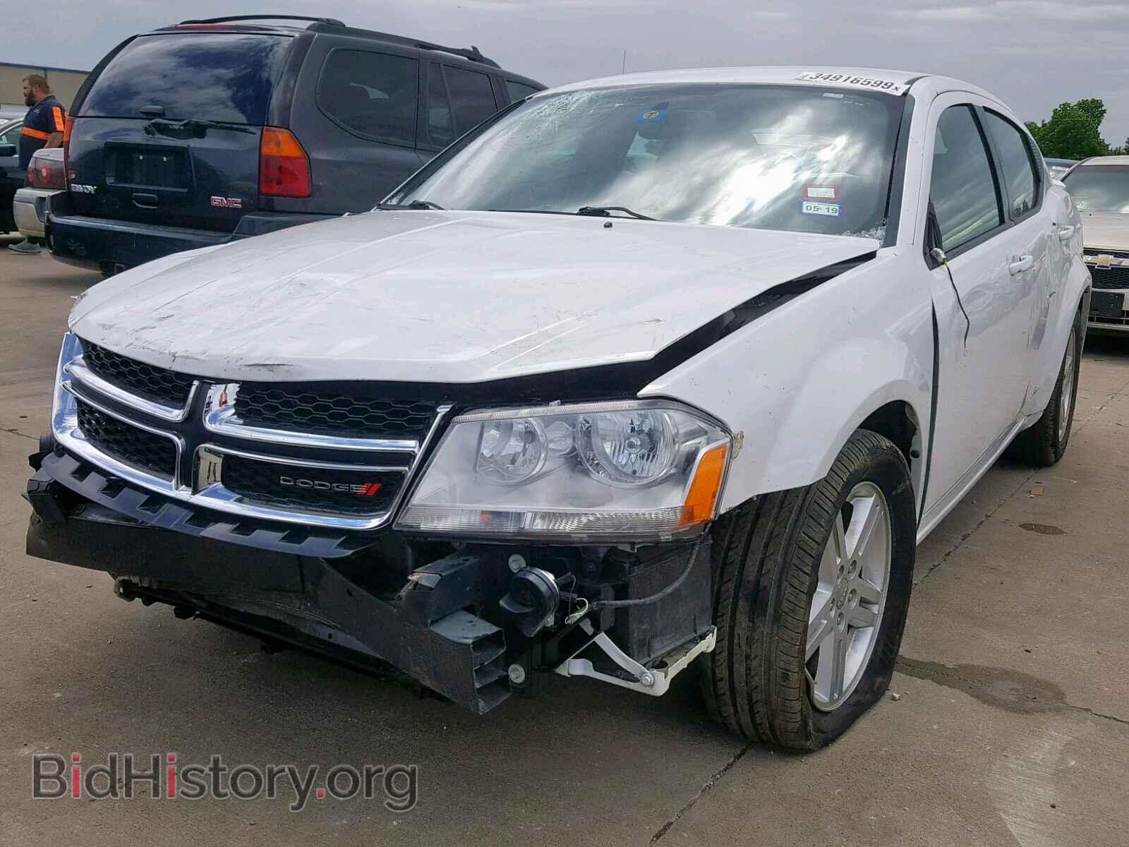 2013 DODGE AVENGER - VIN: 1C3CDZAG7DN604434 - Фото 2