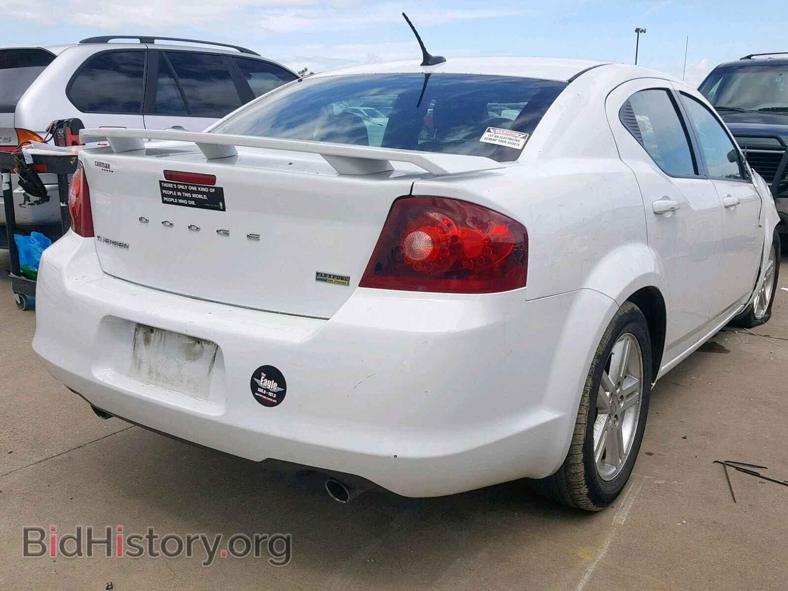 2013 DODGE AVENGER - VIN: 1C3CDZAG7DN604434 - Фото 4