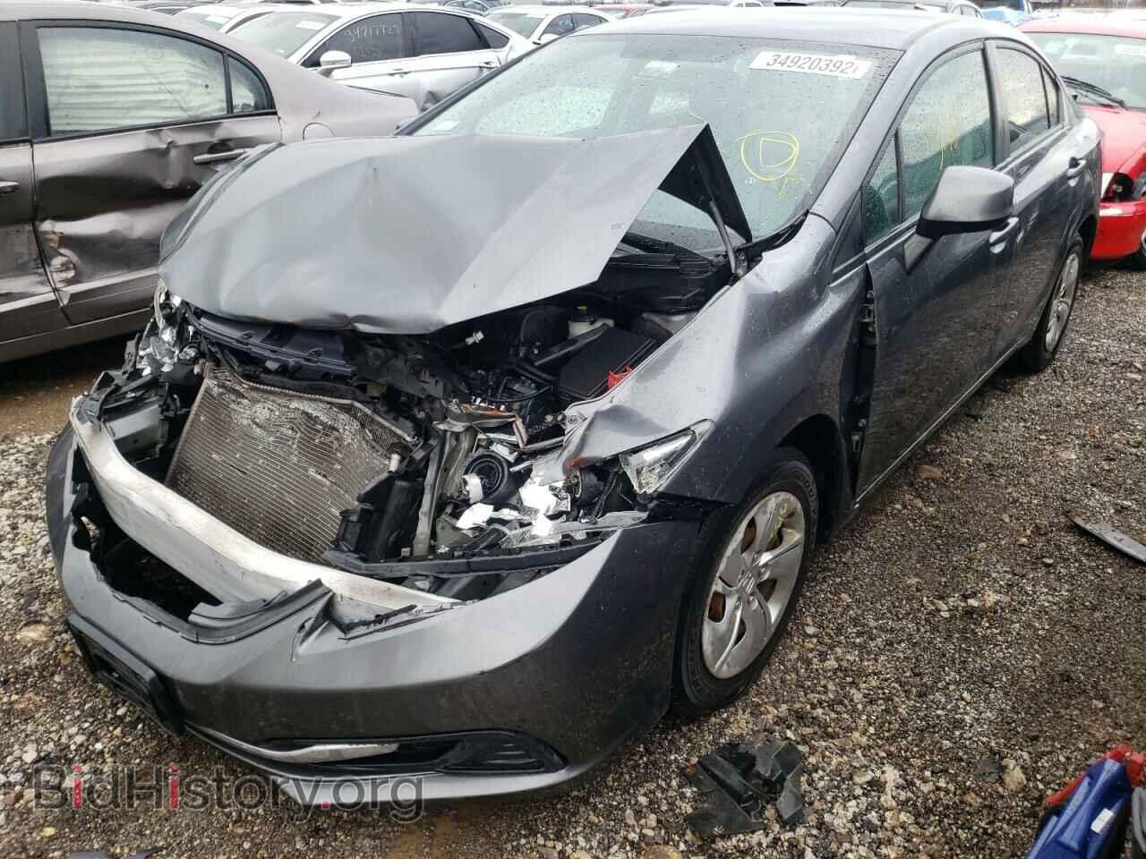 2013 HONDA CIVIC - VIN: 19XFB2F52DE044579 - Фото 2