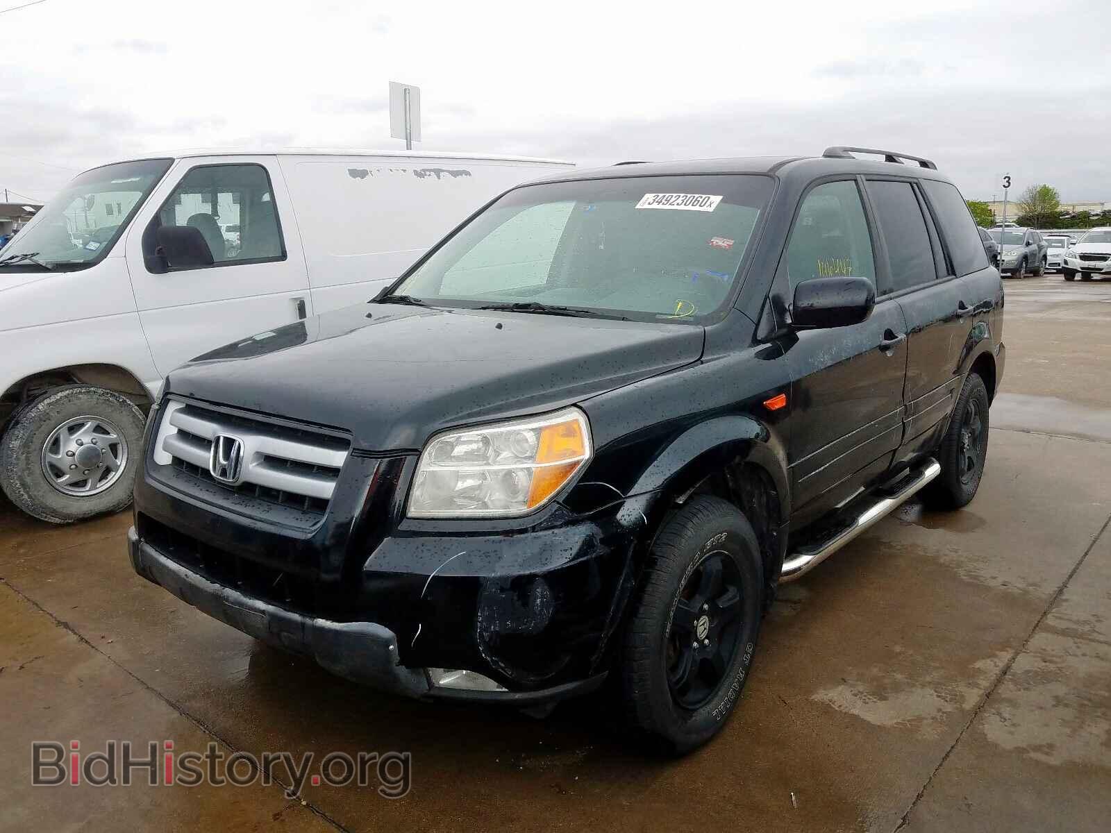 2006 HONDA PILOT - VIN: 2HKYF18456H503856 - Фото 2
