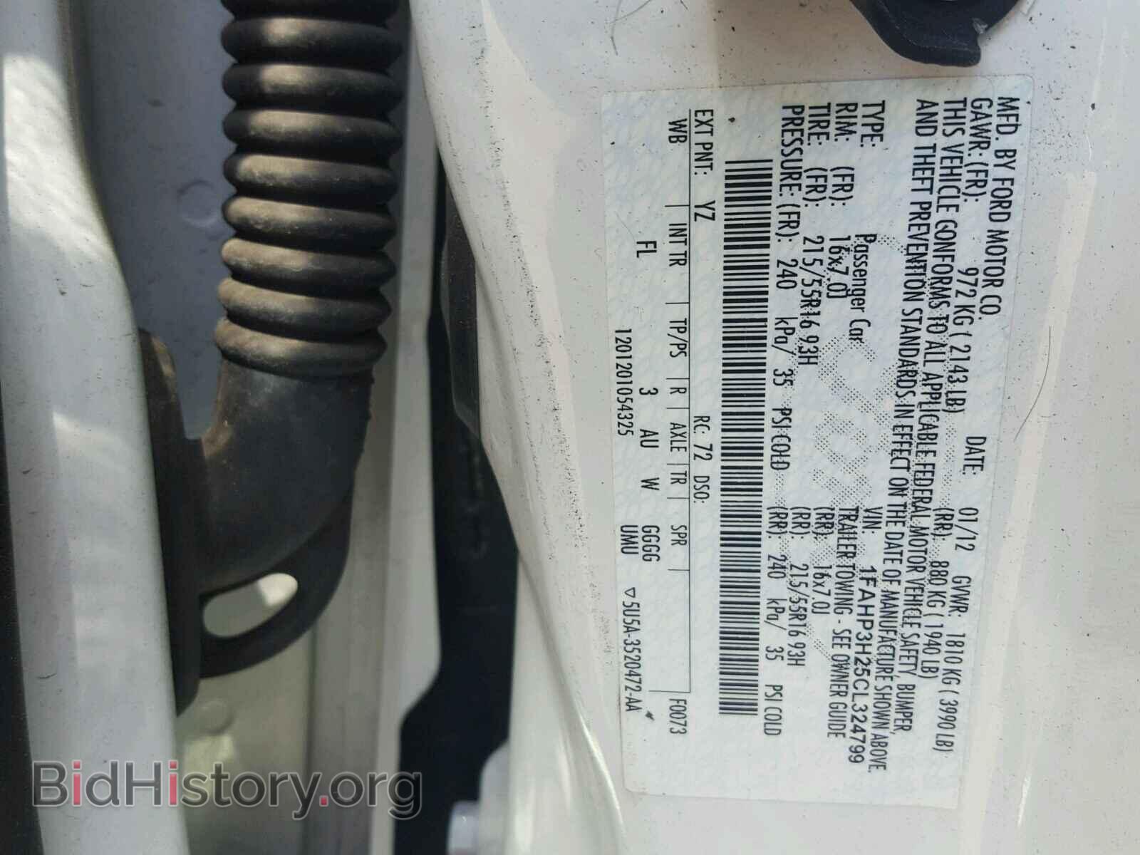 2012 FORD FOCUS - VIN: 1FAHP3H25CL324799 - Фото 10