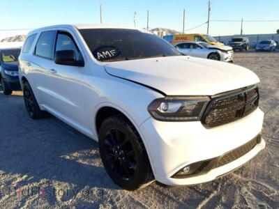 2019 Dodge DURANGO Durango SX, белый — VIN 1C4RDJAG9KC853530, Copart