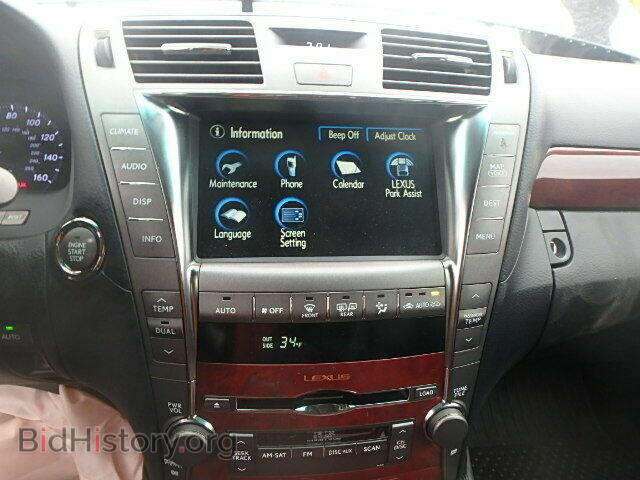 2008 LEXUS LS460 - VIN: JTHBL46F085072350 - Фото 9