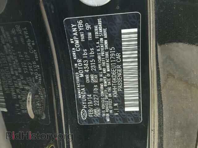 2014 HYUNDAI GENESIS - VIN: KMHHT6KD6EU117915 - Фото 10