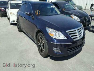 2009 Hyundai GENESIS, синий — VIN KMHGC46E39U022480, Copart